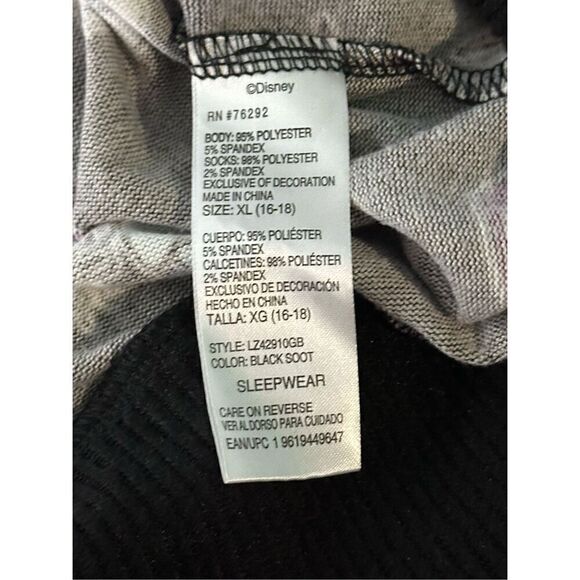 Disney Tim Burton’s Nightmare Before Christmas Black Character Print Knit Cozy S - Picture 5 of 13